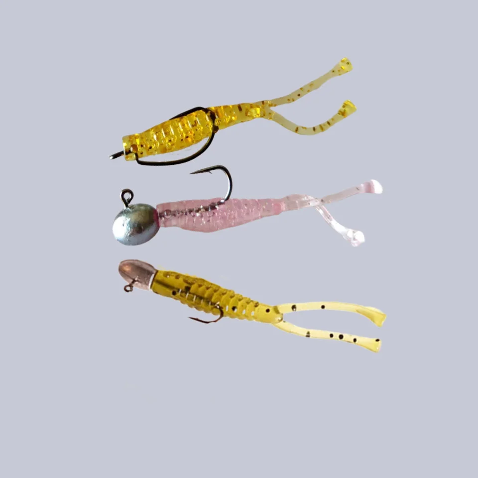 MUKUN 20PCS Mini Ajing Weiche Angeln Köder 0,4g/40mm Weichen Wurm Jigging Wobbler Künstliche Angeln Zubehör – Detail 6