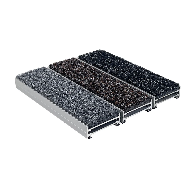 

Carborundum Aluminum Carpet Dust Control Recessed Floor Mat for Public Building