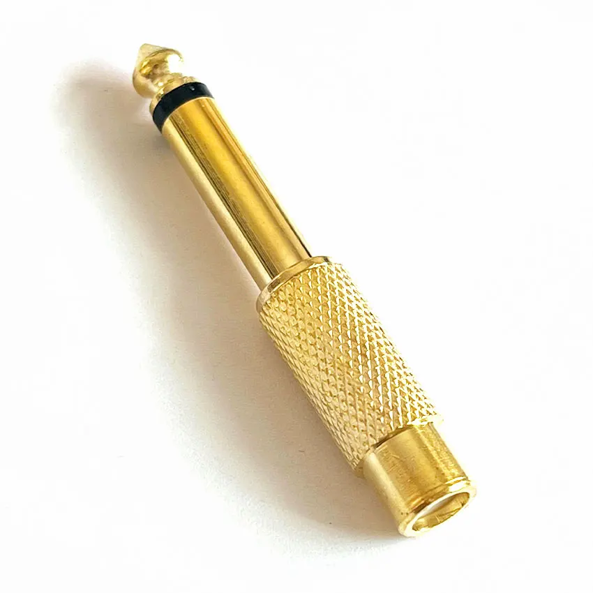 

1/5/10PCS Audio Adapter 6.35mm 1/4" Male Mono Plug to RCA Female 6.5mm to AV Jack Audio Adapter Connector TS For Home KTV s1