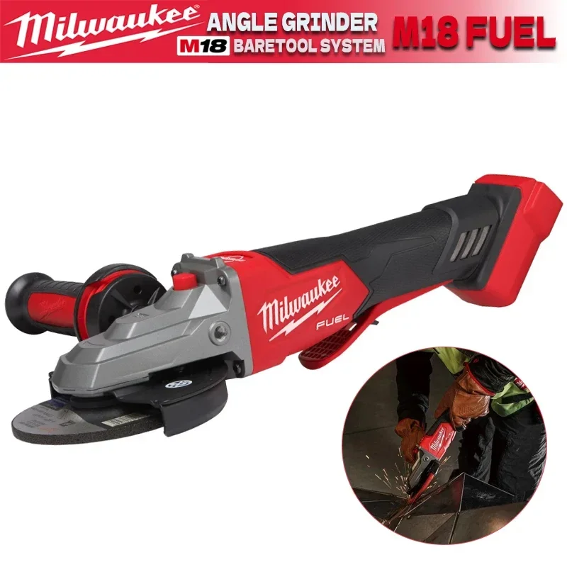 

Milwaukee M18 FSAGF125XPDB/2886 Angle Grinder M18 FUEL™ 125MM Flathead Braking Grinder Paddle Switch No-Lock 18V Power Tools