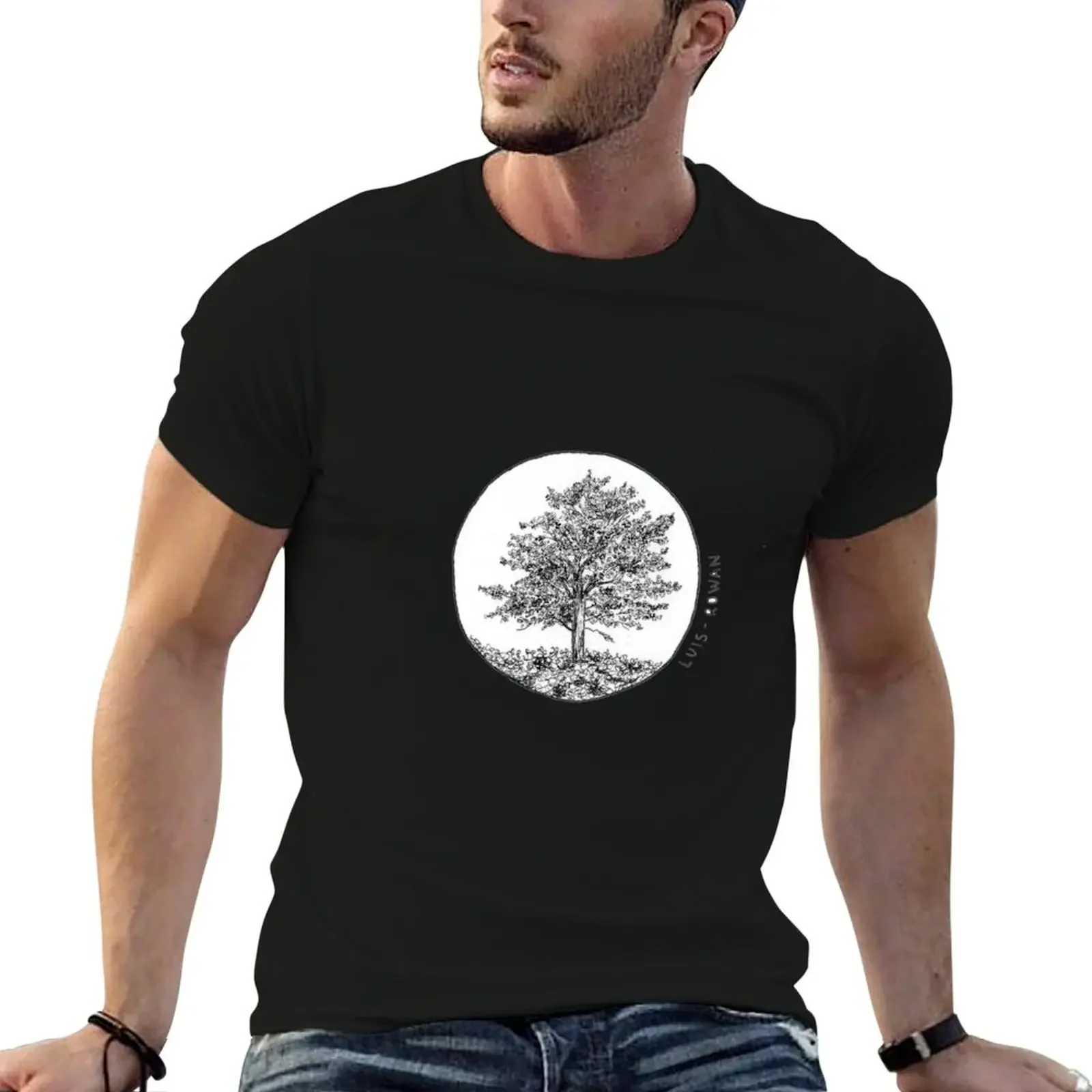 Luis (Rowan) Gaelic Tree T-Shirt cute clothes korean fashion vintage clothes vintage graphic tee mens t shirt