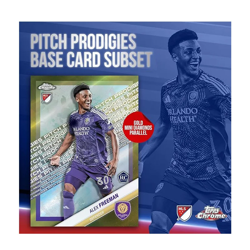 

Authentic In Stock: Topps Chrome MLS 2025 - Factory Sealed - Great Value Box - Collectible Cards - Collectible Gift