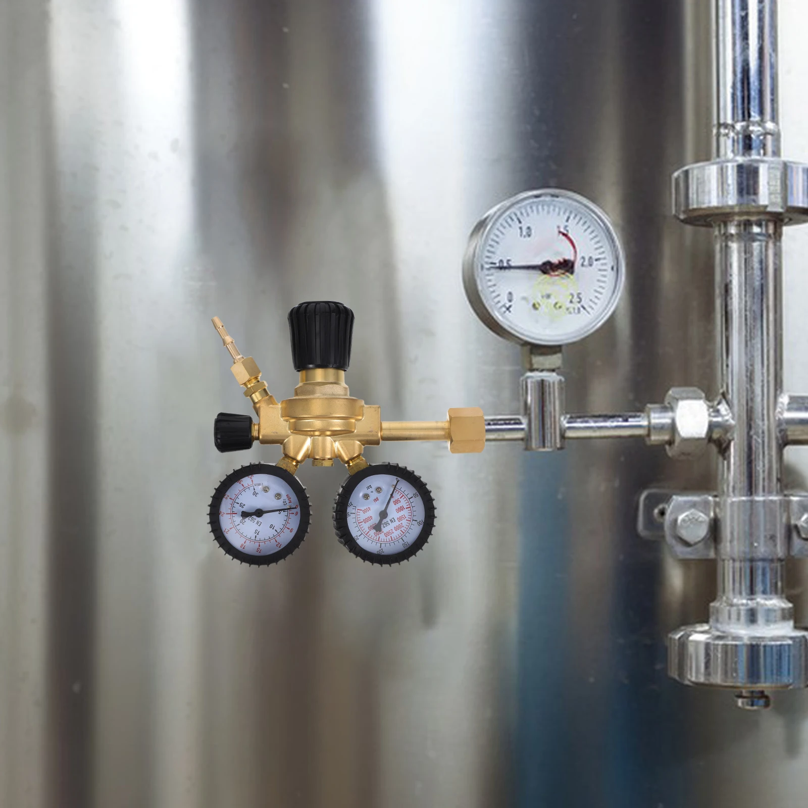 

Argon Arc Welding Machine Pressure Reduction Table Meter for Gas Control Copper Argon Regulator European Design Sturdy