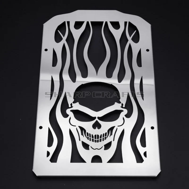 قطع غيار الدراجات النارية لـ KAWASAKI Vulcan 900 VN900 Classic LT مخصصة 2006-2019 غطاء المبرد الصلب الحافة مصبغة الحرس حامي