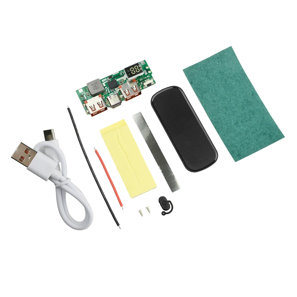 PD22.5W Batterie-Aufbewahrungsbox Schnellladung DIY Power 1260110 Powerbank-Gehäuse Elektronik-Kit – Detail 19