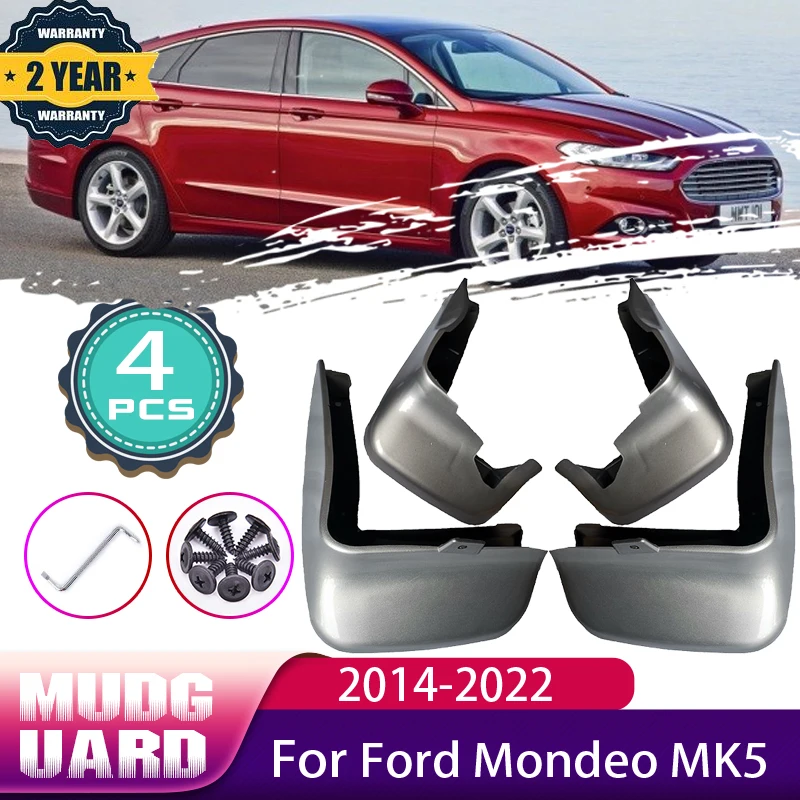 

Car Mud Flaps for Ford Mondeo Accessories Fusion MK5 2014~2022 Mudguards Splash Guards Front Wheel Fender Baking Paint Mudflaps