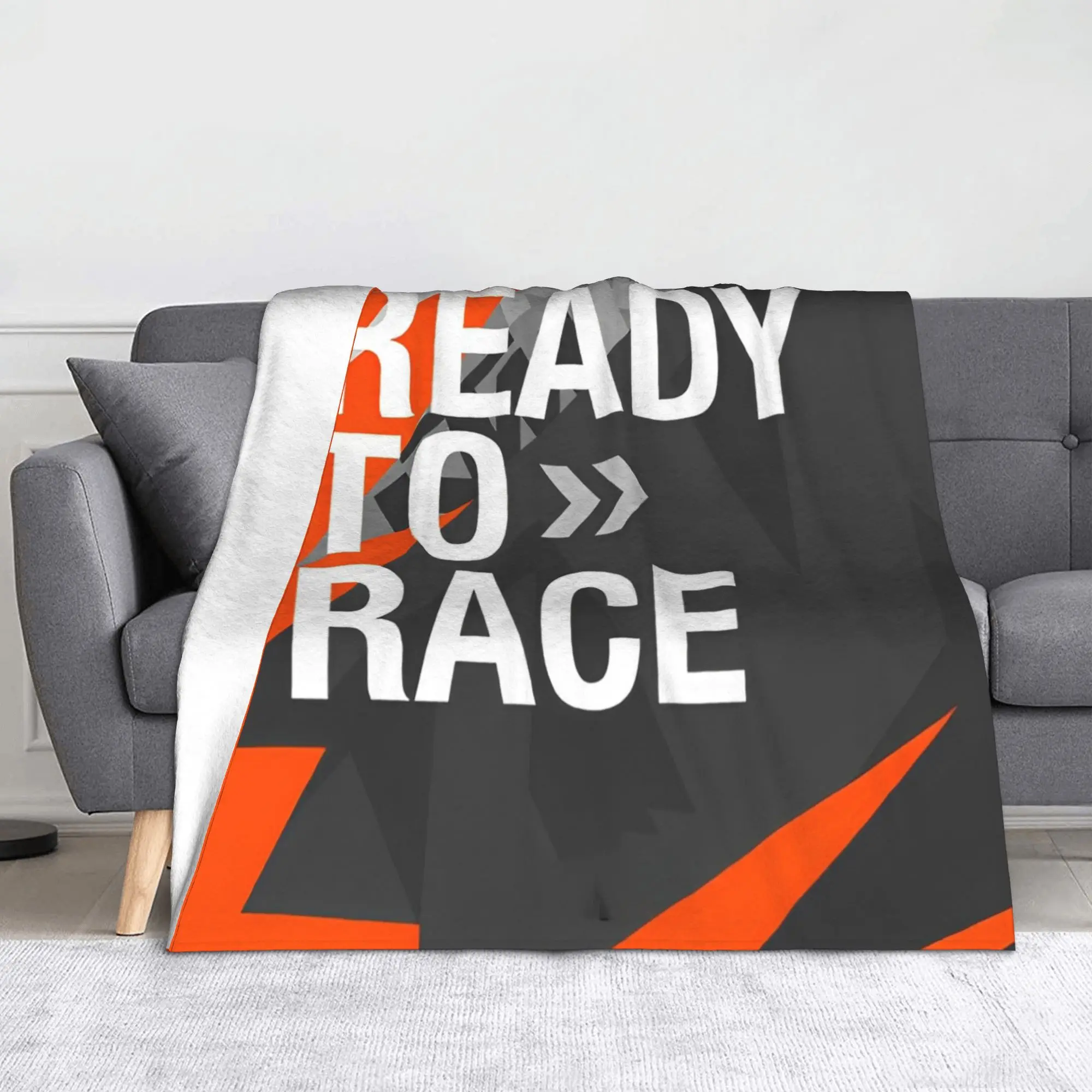 Motor Enduro Cross Motocross Knitted Blankets Racing Fleece Throw Blankets Summer Air Conditioning Ultra-Soft Warm Bedspread