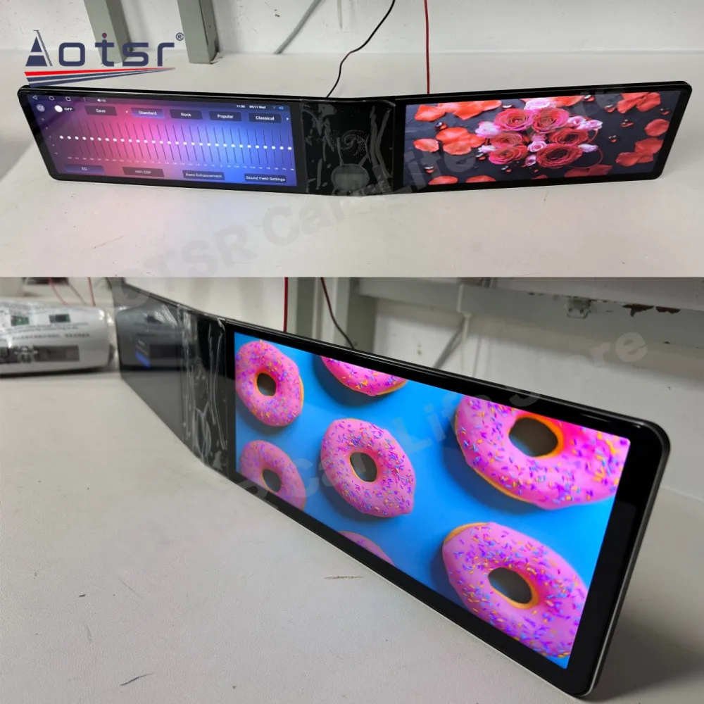 Dual Screen Interaction For Toyota Sienna 2021~2025 Android 13 Car Radio Multimedia GPS Navigation Accesorios Auto IPS Head Uni