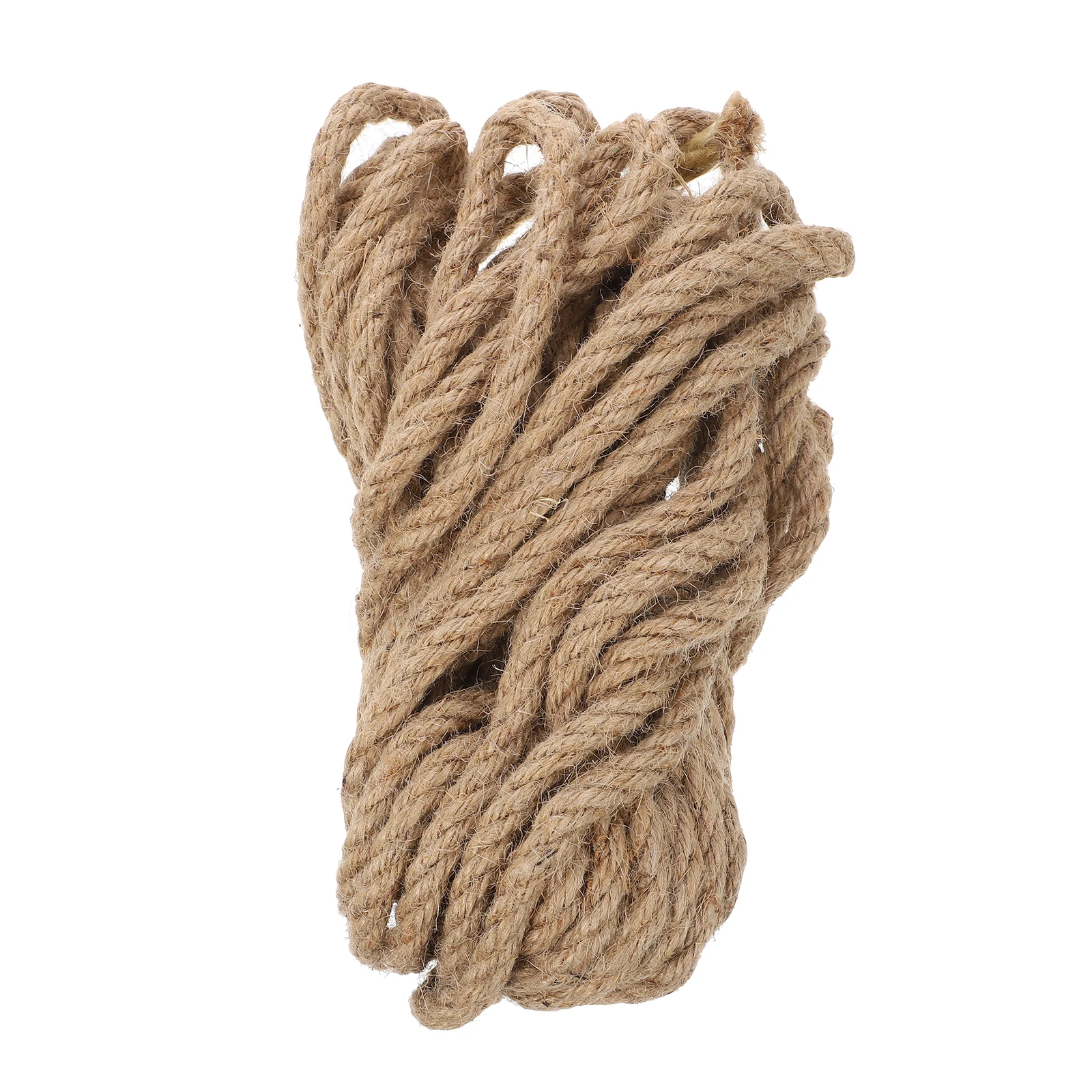 

10M Natural Jute Rope 8mm Thick Handmade DIY Craft Twine Vintage Decor Fence Climbing Plaster Safe Material Heat