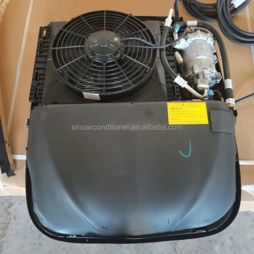 مكيف كهربائي بتيار متردد 12 فولت على السطح 12 فولت 24 فولت شاحنة فان جرار تكييف الهواء