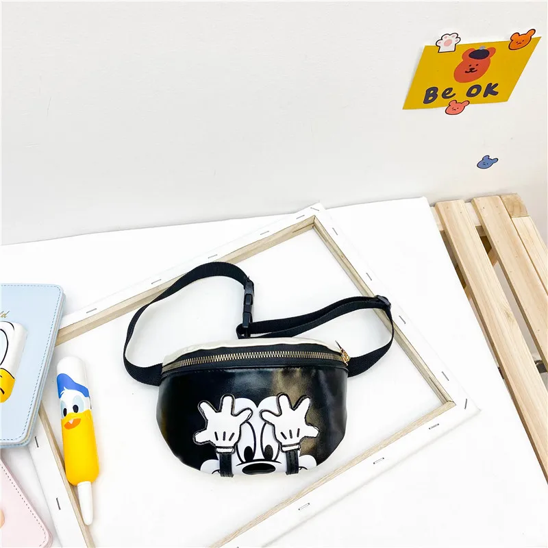 Dziecko torba na klatkę piersiową nadruk Mickey Mini Messenger torby nowe modne chłopcy i dziewczęta maluch Cartoon śliczne spersonalizowane saszetki na pas