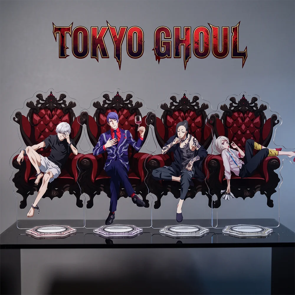 Tokyo Ghoul Shiki Renji Arima Kishou Throne 15CM Acrylic Stand Keychain 2026 New Anime Stand Desktop Ornament Bag Pendant Gift