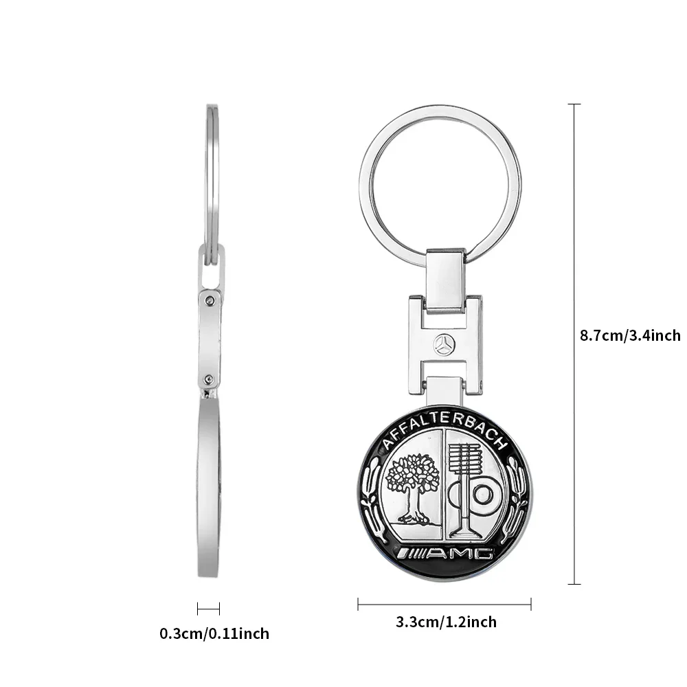 車のロゴ付き亜鉛合金キーホルダー,メルセデスベンツ用アクセサリーw108 w124 w126 w213 w168 w169 w176 w220 amg w203 w204