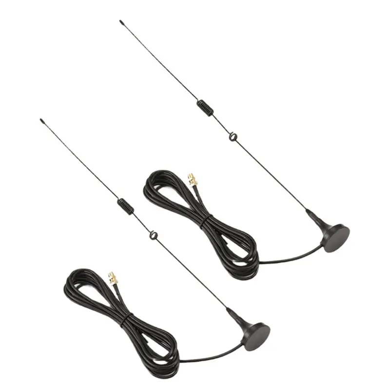 Y44A Dual-Band UT-106UV Walkie Talkie Antenna 2PCS SMA-F for BAOFENG UV-5R BF-888S HAM Radio