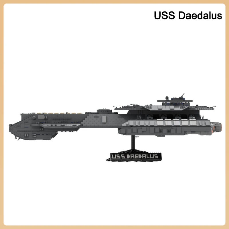 Classic Starship Building Blocks UCS Stargates Daedalus Space Carrier Ship Collection Model Technology Bricks Toys For Kids