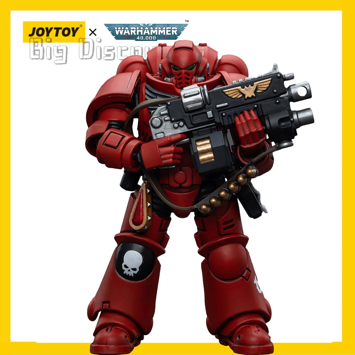 [สต็อก] JOYTOY Warhammer 40K Action Figure Blood Angels Intercessors อะนิเมะทหาร