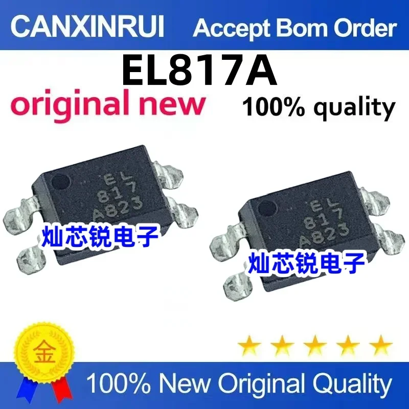 

(5-100 pieces) Brand new original EL817A DIP4 optocoupler spot chip IC