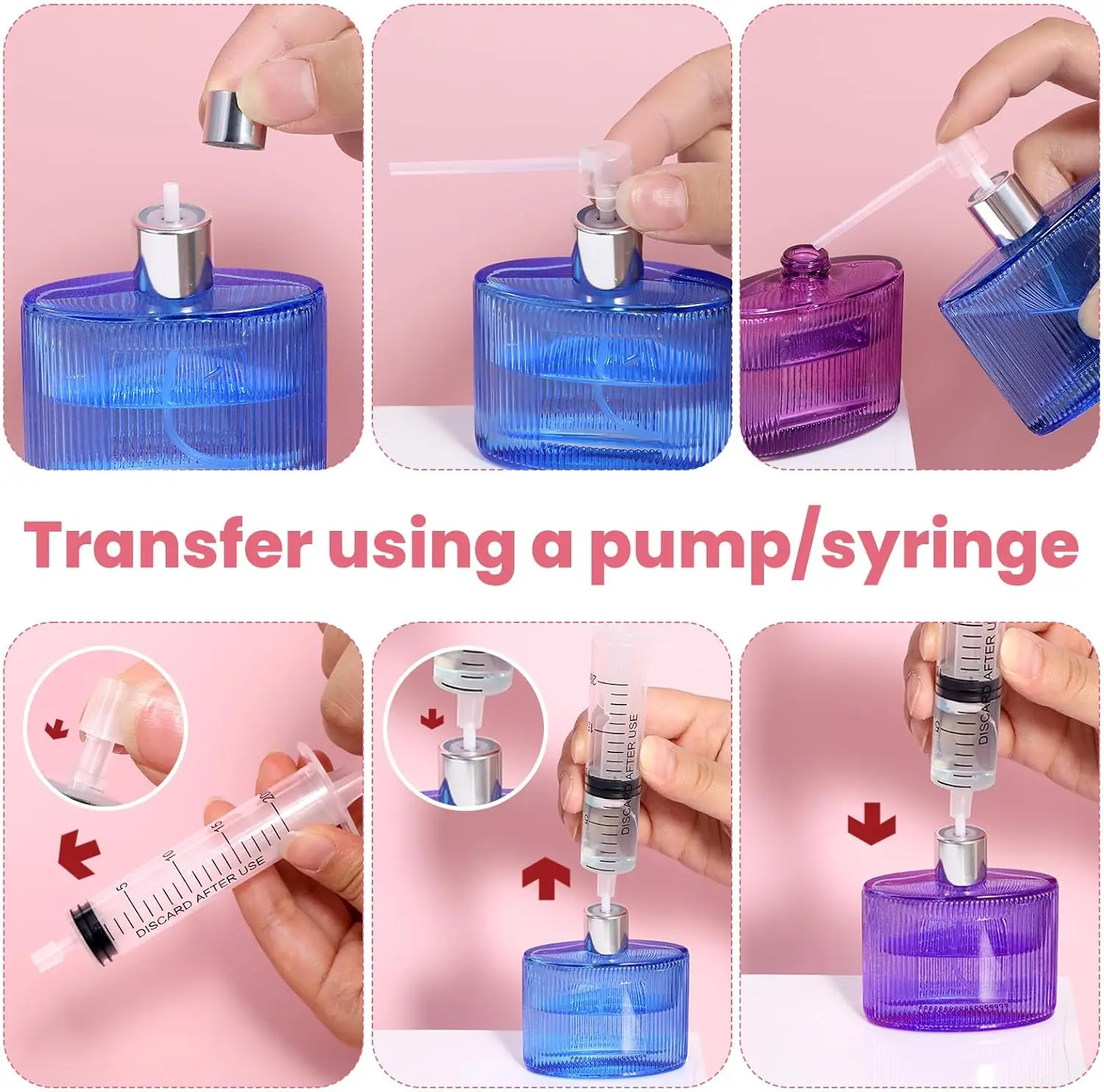 Parfüm-Nachfüllset 20ml Flüssigkeitsspender Mini-Trichter Transferpipetten Extraktionsröhrchen Kosmetik-Flüssigkeits-Set Reise-Set – Detail 6