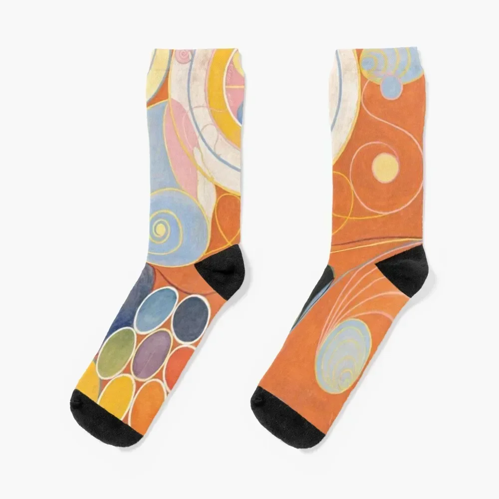 hilma af klint group iv no 3 the ten largest youth 1907 Socks aesthetic Lots anti slip football luxury Male Socks Women's