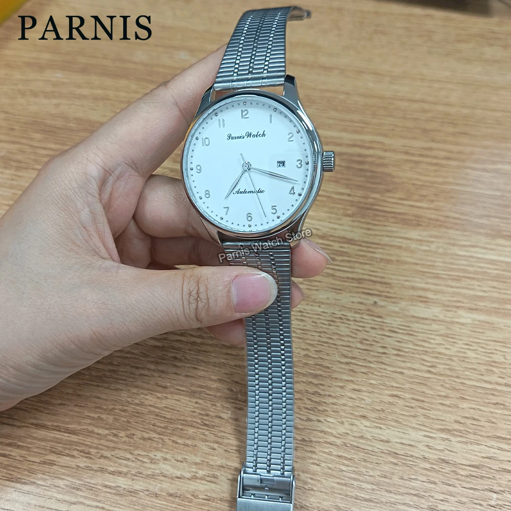 

Parnis 44mm New Arrival Miyota8215 Mechanical Automatic Movement Sapphire Crystal Stainless Steel Men Watch