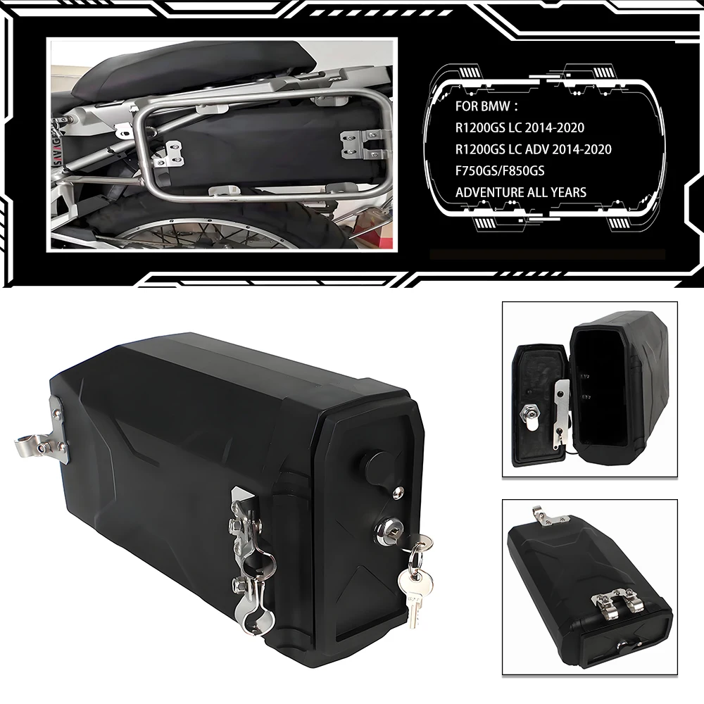 Suitable for BMW R1200GS ADV 14-23, R1250GS 19-23 Motorcycle Left and Right Toolboxes, Boxes. Check Details for Other Models.