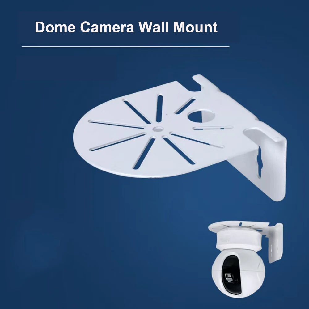 

Small Dome Camera Wall-mounted Monitoring Bracket Iron Round Plate Base Right-angle Installation