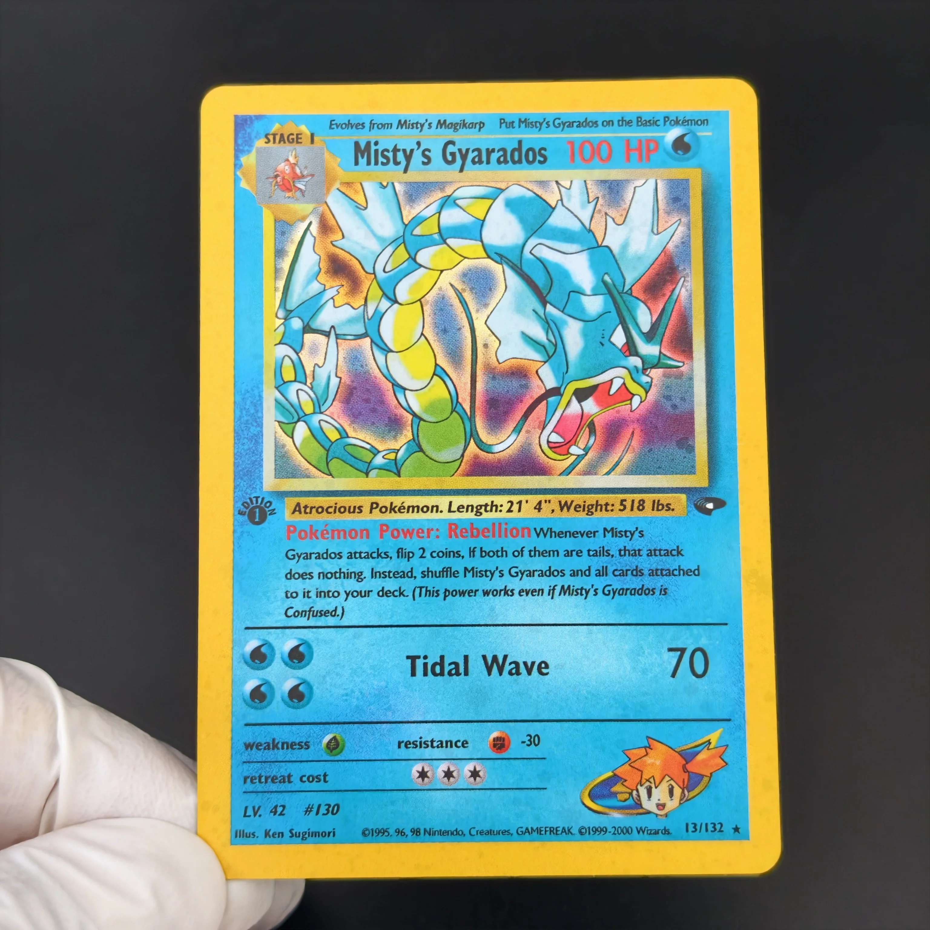 17Pcs/PTCG Proxy Card Vintage Pokemon Gym Challenge Base Set Series Card Trainer Gym Leader Misty Golduck Rocket Zapdos Card view 6
