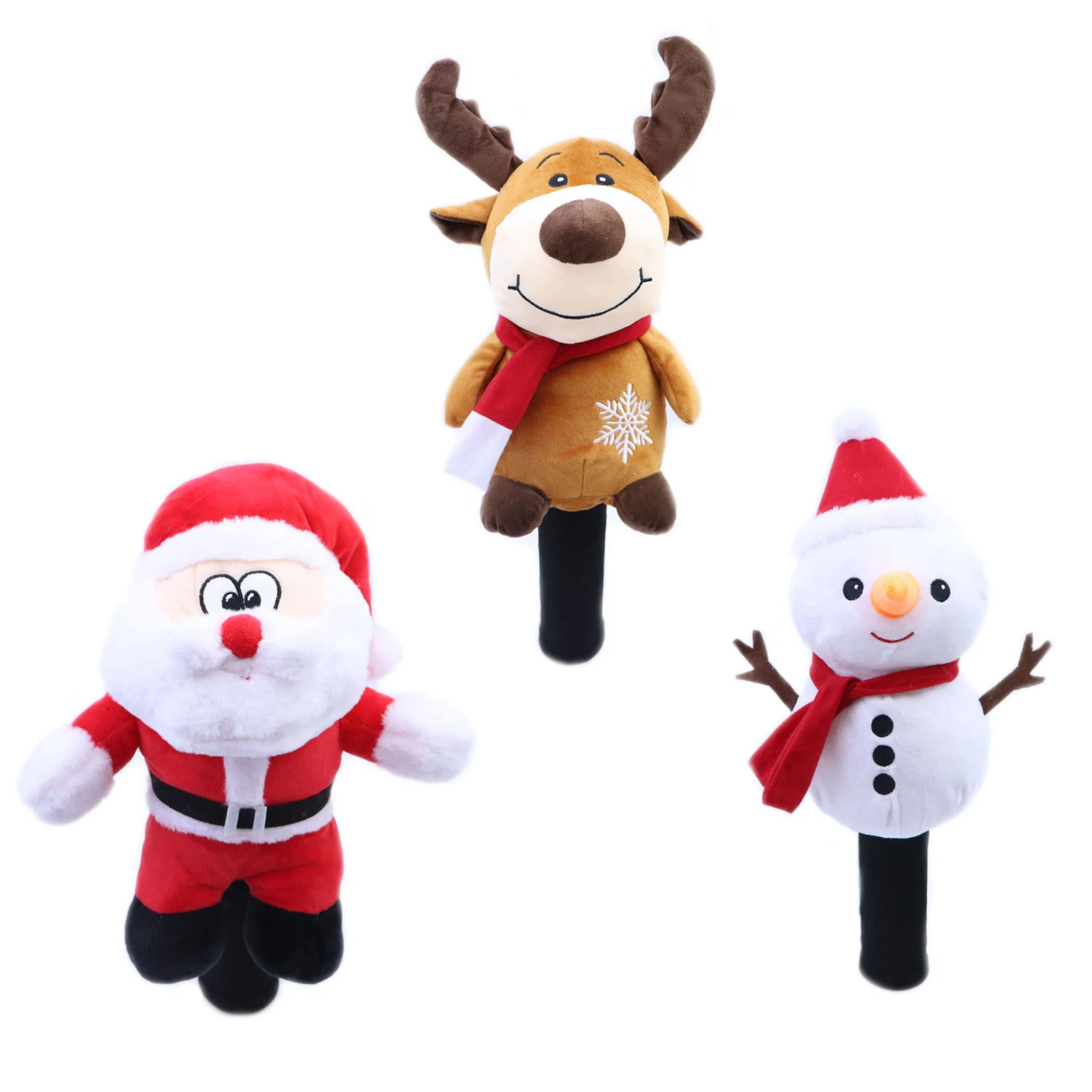 

1Pc Cute Christmas Animal Golf Club Head Covers Driver Wood Protection Headcover Accessory