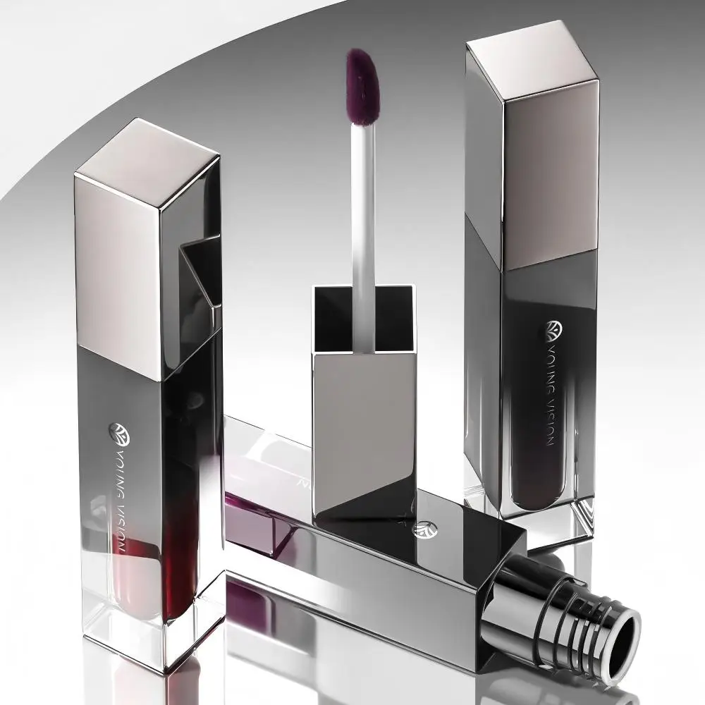 Conjunto de creme labial de veludo de 6 cores – cor labial fosca cremosa, à prova de manchas, à prova d'água, construível, de longa duração para uso durante todo o dia