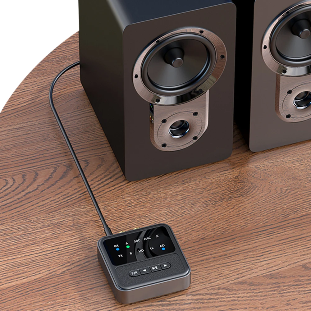 

Bluetooth-совместимый передатчик-приемник, Bluetooth-совместимый адаптер 5.4, аудиоприемник-передатчик для домашней стереосистемы/колонок