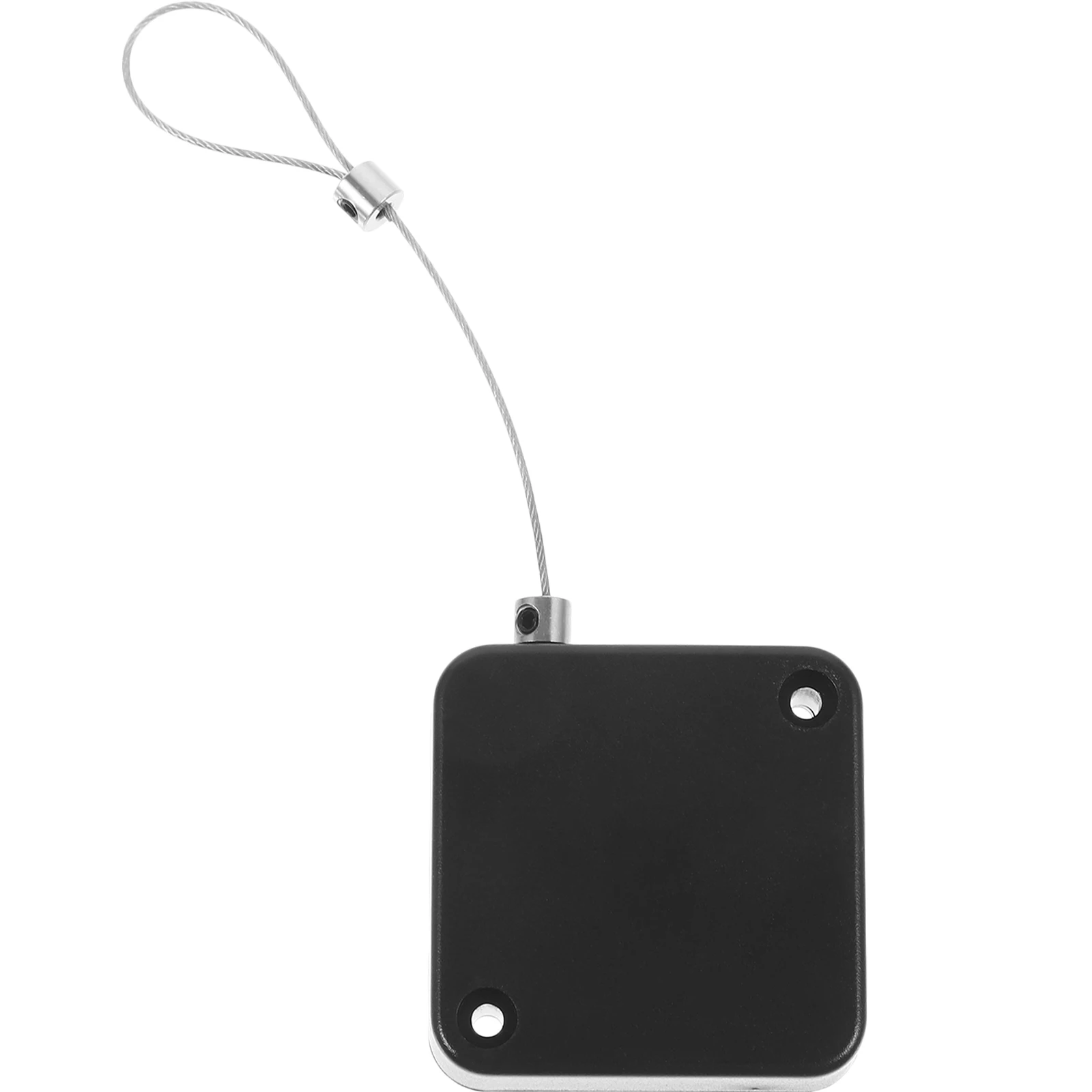 

1pcs Black 1M Anti Theft Retractable Cable Box 2 Locks for Phone Shops Exhibitions Premium Material Self Adhesive Wide