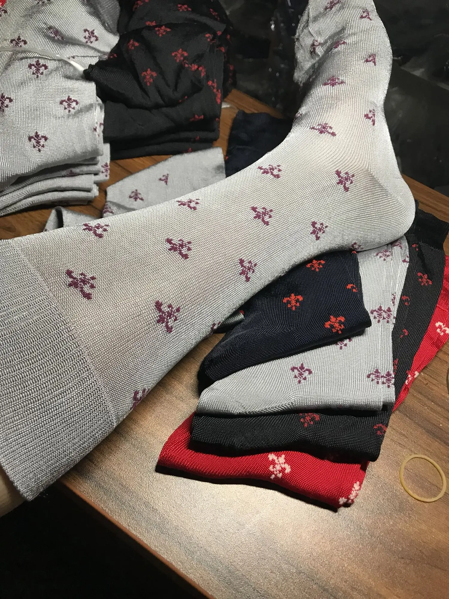 Chaussettes de Noël Rouge, Tenue de Père Noël