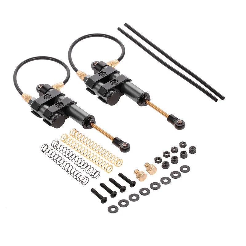 2 szt. Wewnętrzny amortyzator olejowy sprężyny 100 mm Amortyzator podciśnieniowy do samochodu Axial Wraith 1:10 RC