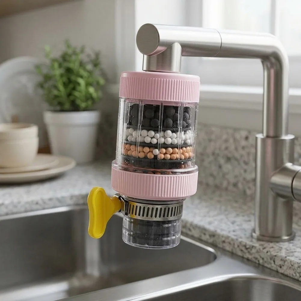 Shower Well Water Bathtub Faucet Faucet Filter Water Filter Blue Green Health Remove Impurities Shower Well Water