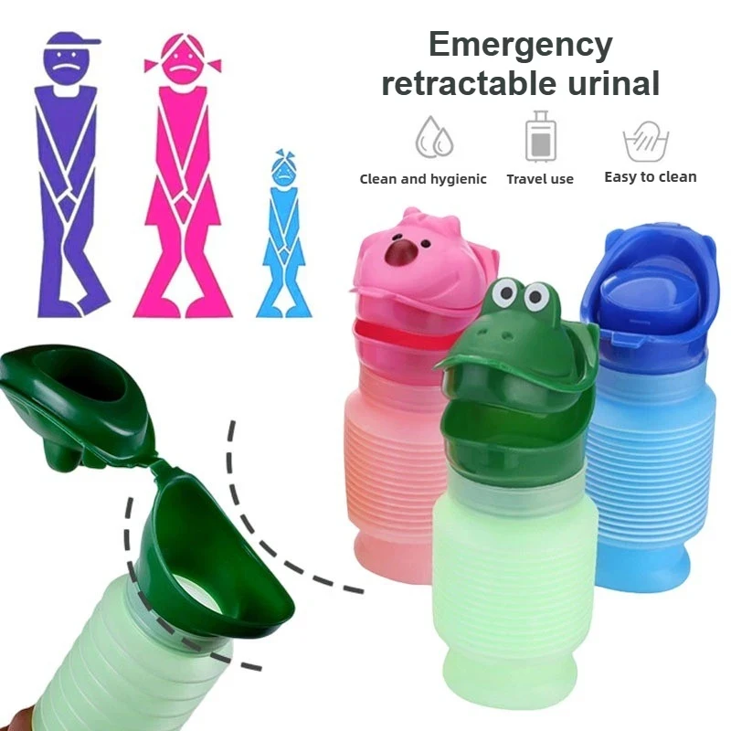 Outdoor Car Mounted Portable Women's Standing Urinal Emergency Extendable Urine Bag for Adults Children in Traffic Jams