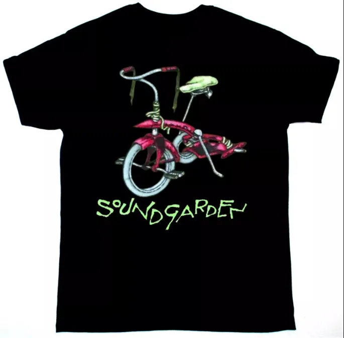 Soundgarden T-Shirt Cotton Full Size Gift For Fans Black, Mom Gift, Gift Fan Cotton Luxury brand vintage oversized