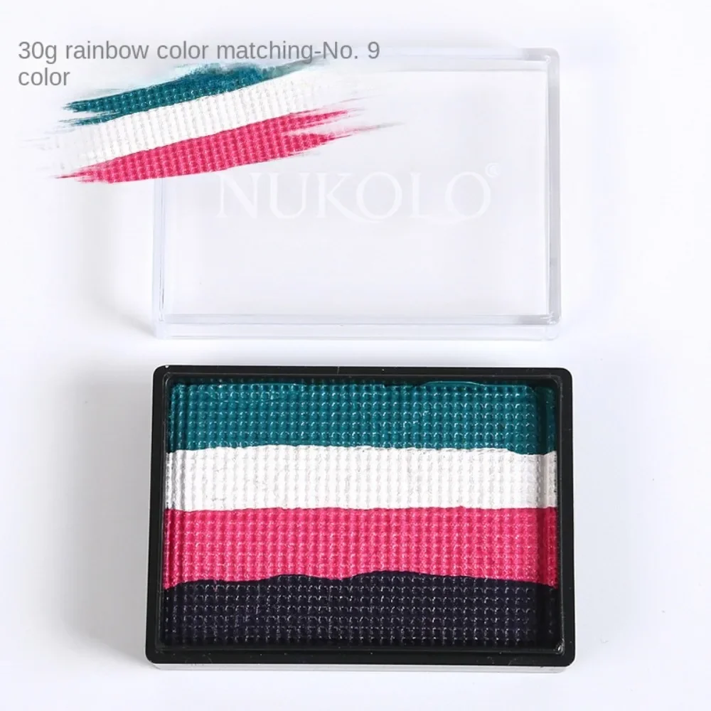 تونر آمن، طلاء وجه قابل للماء، لوحة فنية لجسم الإنسان، لون وجه للأطفال، طلاء مسرحي للذوبان في الماء