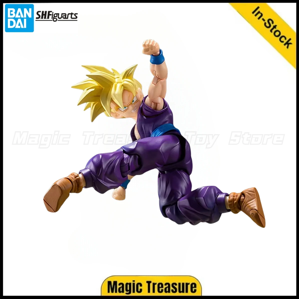 

【In stock】Original BANDAI SPIRITS S.H.Figuarts DRAGON BALL Z Son Gohan 11cm Figures Animation Ornaments Collection Dolls