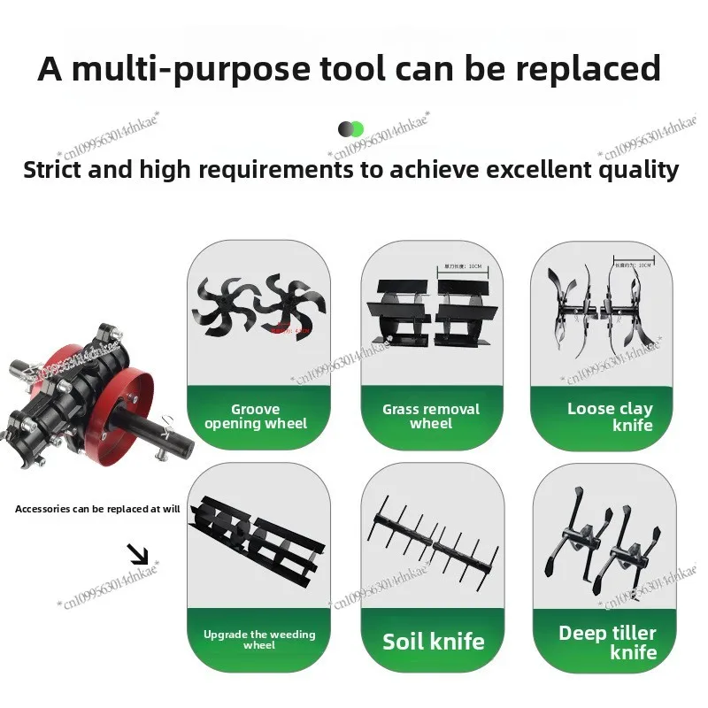 Lawn Mower, Weeding Wheel, Weeding Tool, General Weeding, Soil Loosening Wheel, Deep Plowing Trenching Wheel Assembly, Hard Soil