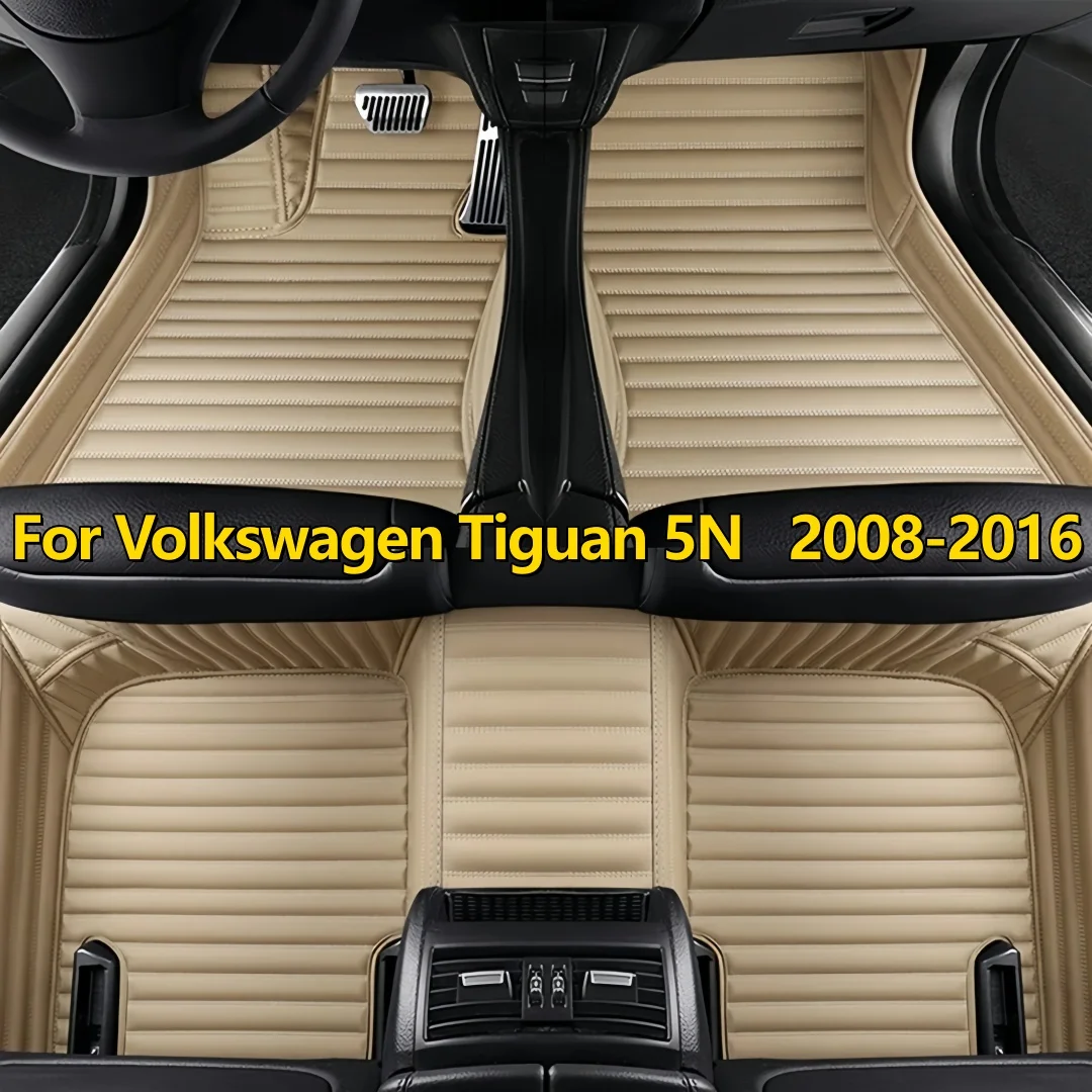 Auto Floor Mats Fit For Volkswagen Tiguan 5N 2008 2009 2010 2011 2012 2013 2014 2015 2016 Car Mat Interior Accessories