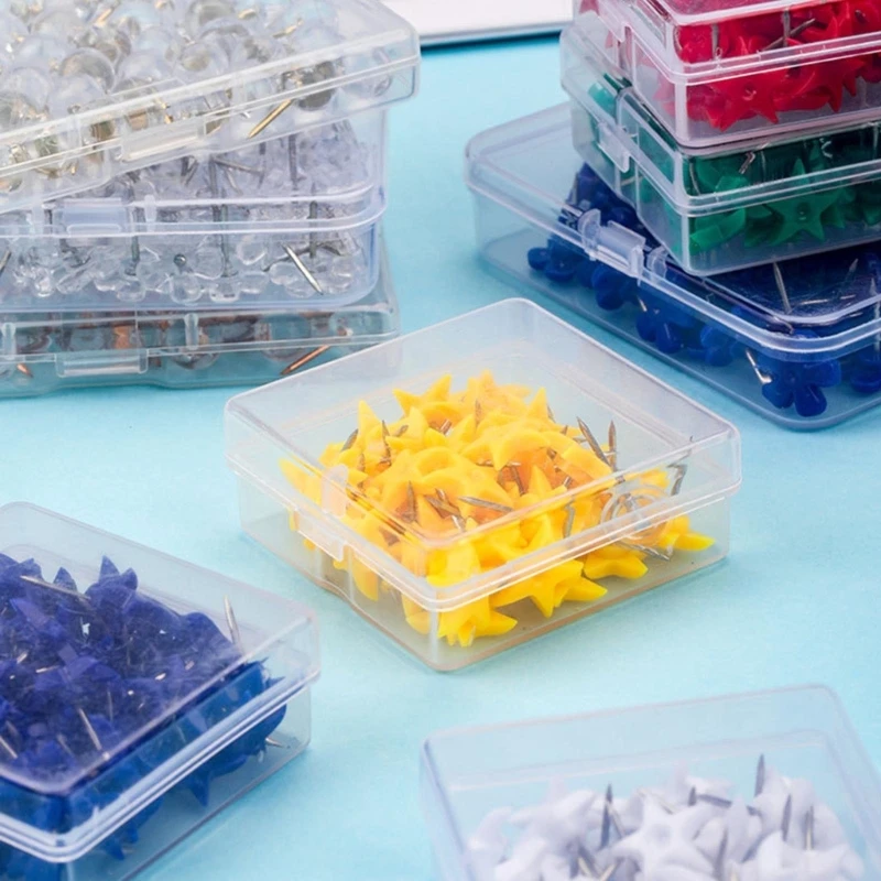 20CB 50 ชิ้นสี Push Pins สำหรับโรงเรียน Office Bulletin Board Cork Board ประกาศ Pin Pin Pins แผนที่ Pins สำหรับแขวน