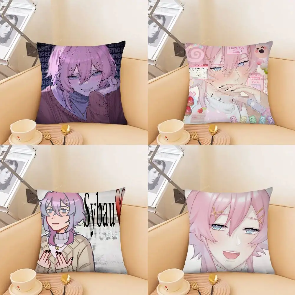 1pc 14DWY 14 Days With You Ren Pillow Case Fashion Square Pillowcase Bedroom Sofa Room Ins Decoration Leisure