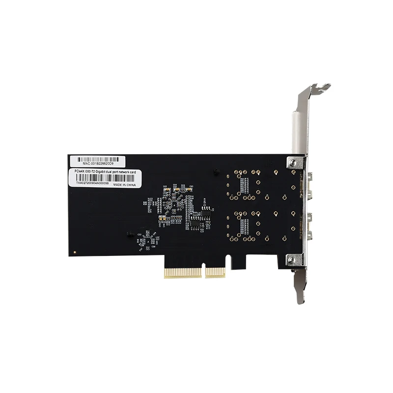 PCI Express 4x 1G Fiber Dual Port Lan Karte für Intel350 10/100/1000 Mpbs SFP Server Netzwerkkarten