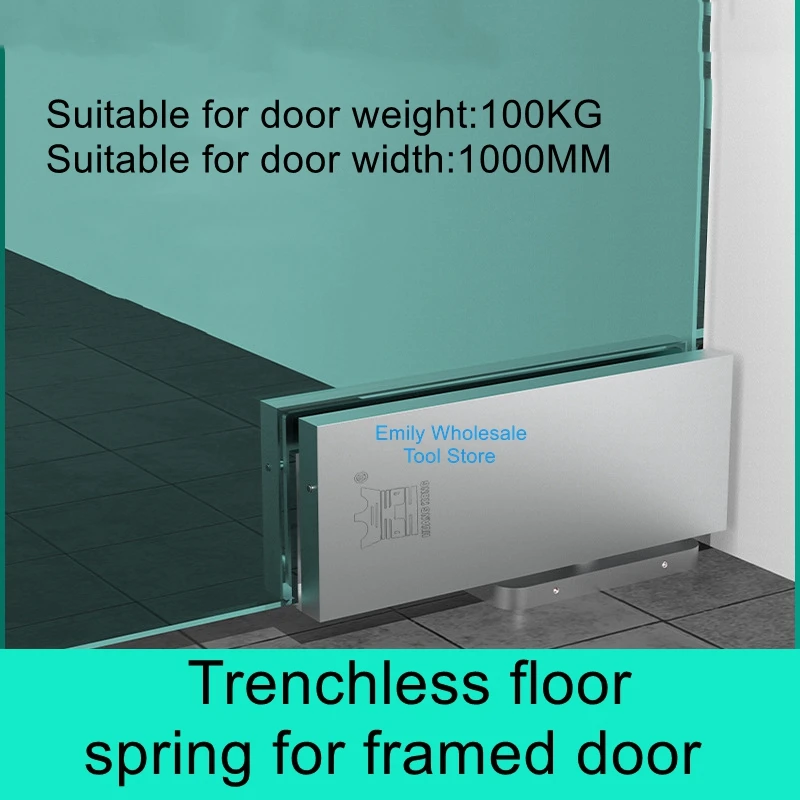 HPF-100 frameless glass door spring accessory, no digging pit ground spring, no slotting ground decoration