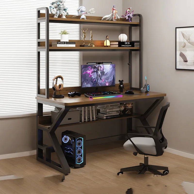 Computer Reception Desk Standing Coffee Modern Organizer Computer Desk Writing Scrivania Ad Angolo Living Room Furniture