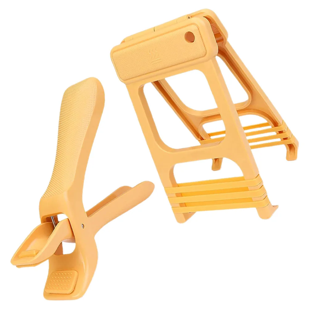 

2pcs Anti Scald Bowl Clip Kitchen Silicone Hot Dish Clamp Multi-Function Plate Holder Non-Slip Bowl Gripper For Oven Microwave