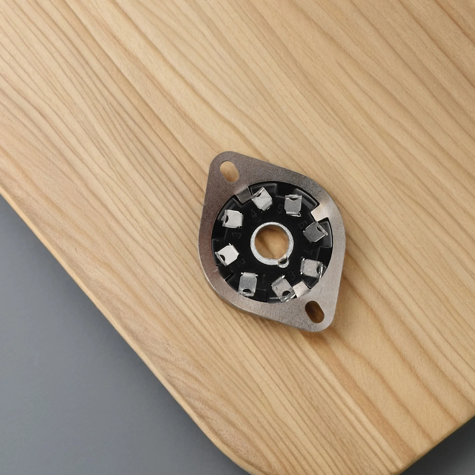 

5Pcs Electronic Tube Socket Valve 8Pin Bakelite Base for Amplifier DIY Replacement Kt88 6550 El34 6sn7 Upgrade