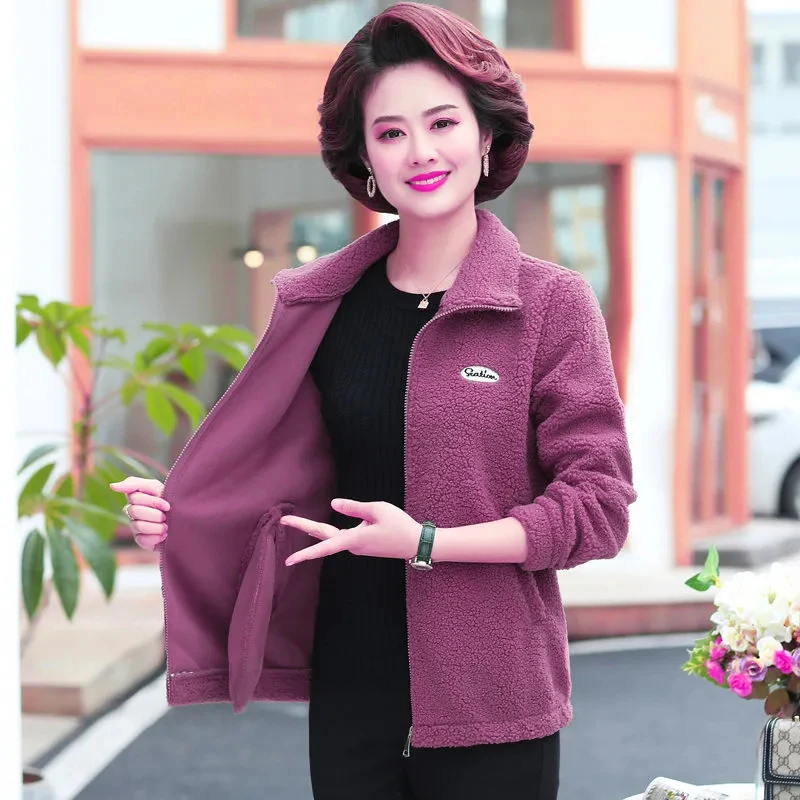 Jaqueta de lã de cordeiro roupa feminina mulher acolchoada gilet acolchoado construção zip-à través da frente prático bolso detalhe inverno essencial