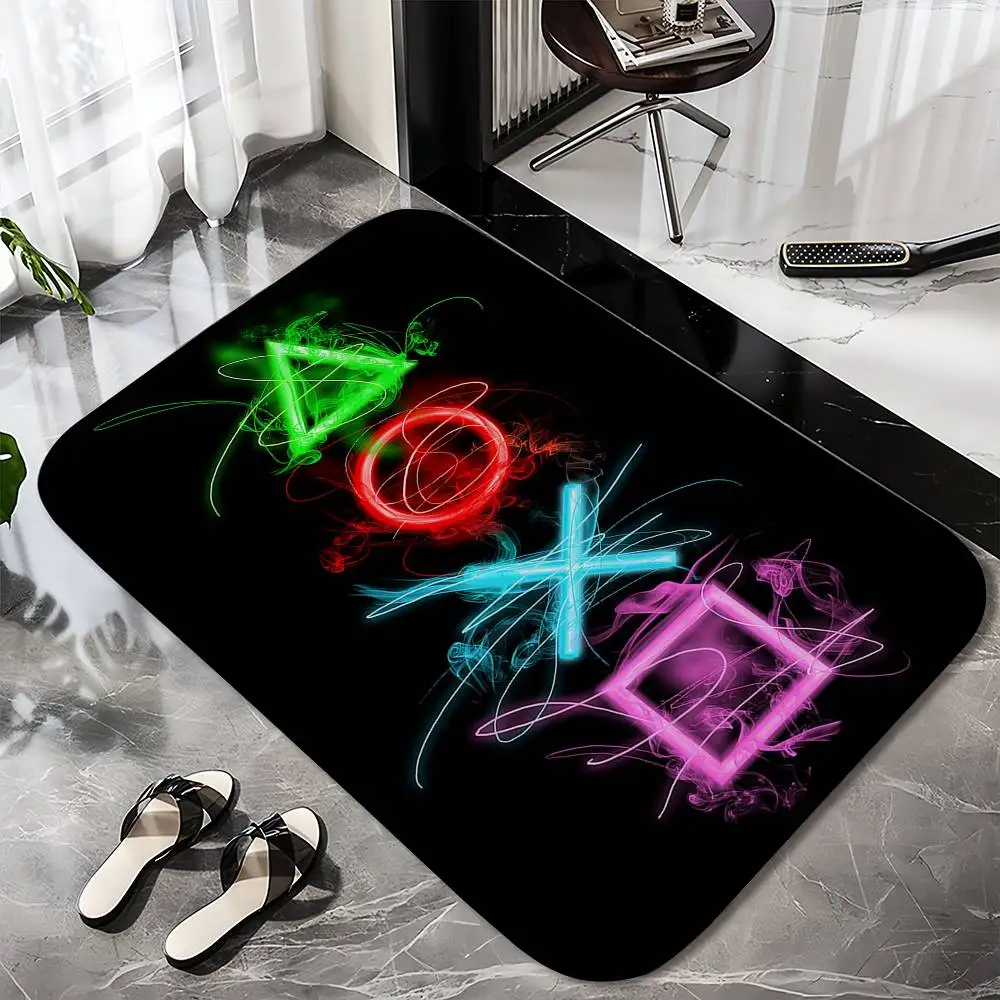 

Cartoon Gamer Game Controller Carpet Floor Mat Printed Large Carpets Room And Bedroom Carpets Bathroom Anti Slip Door MATS Sma