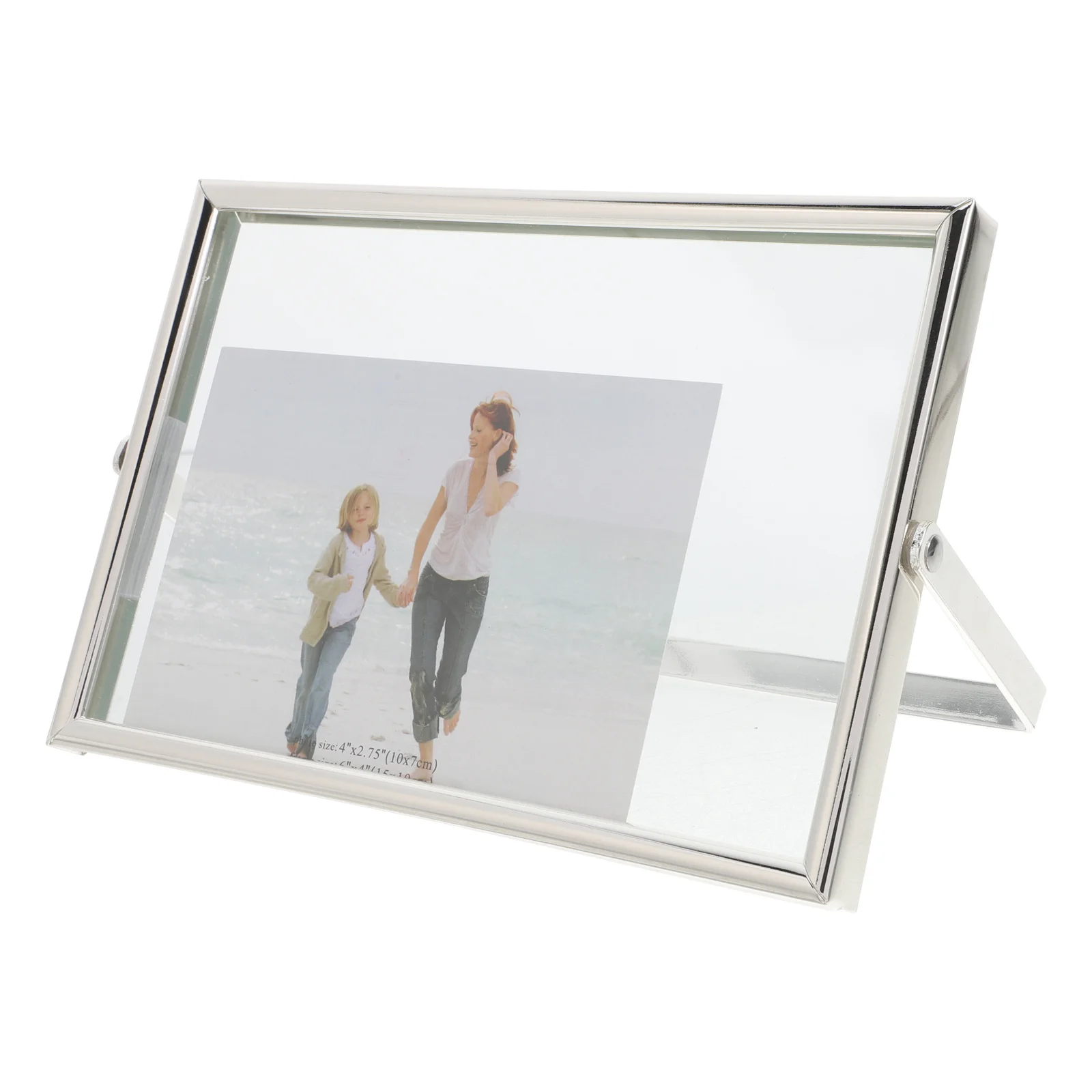 

Crystal Glass Photo Frame Minimalist Style for Pictures Paintings Dried Flowers Desktop Display Decorative Frame